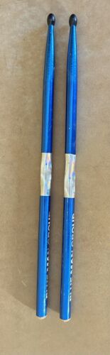 Drum Sticks Blue Man Group Blue Silver Sparkle Official Merch Excellent Cond!! - Picture 2 of 7