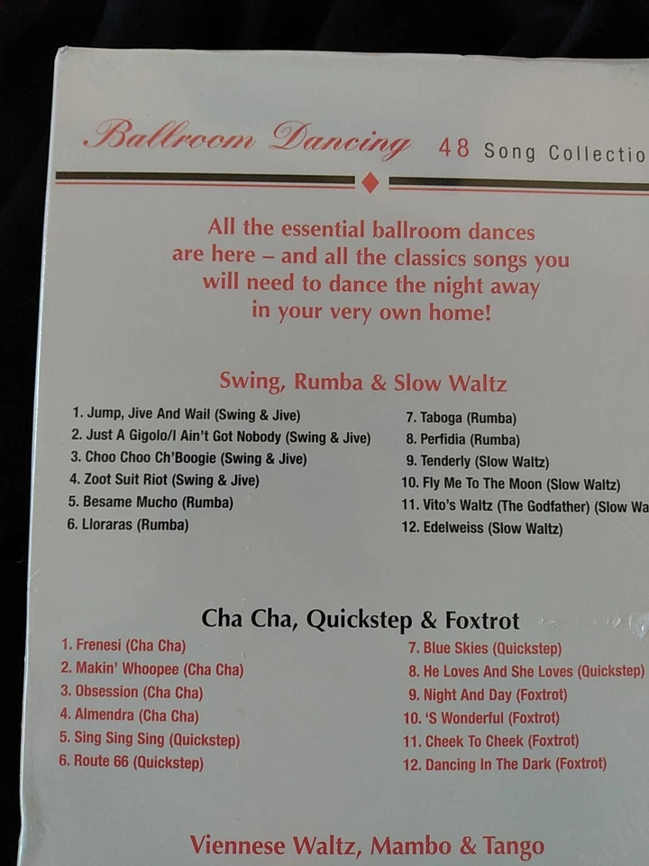 Ballroom Dancing 4 CD SET LONG BOX Brand New Sealed SWING FOXTROT MERENGUE MORE - Image 3 of 4