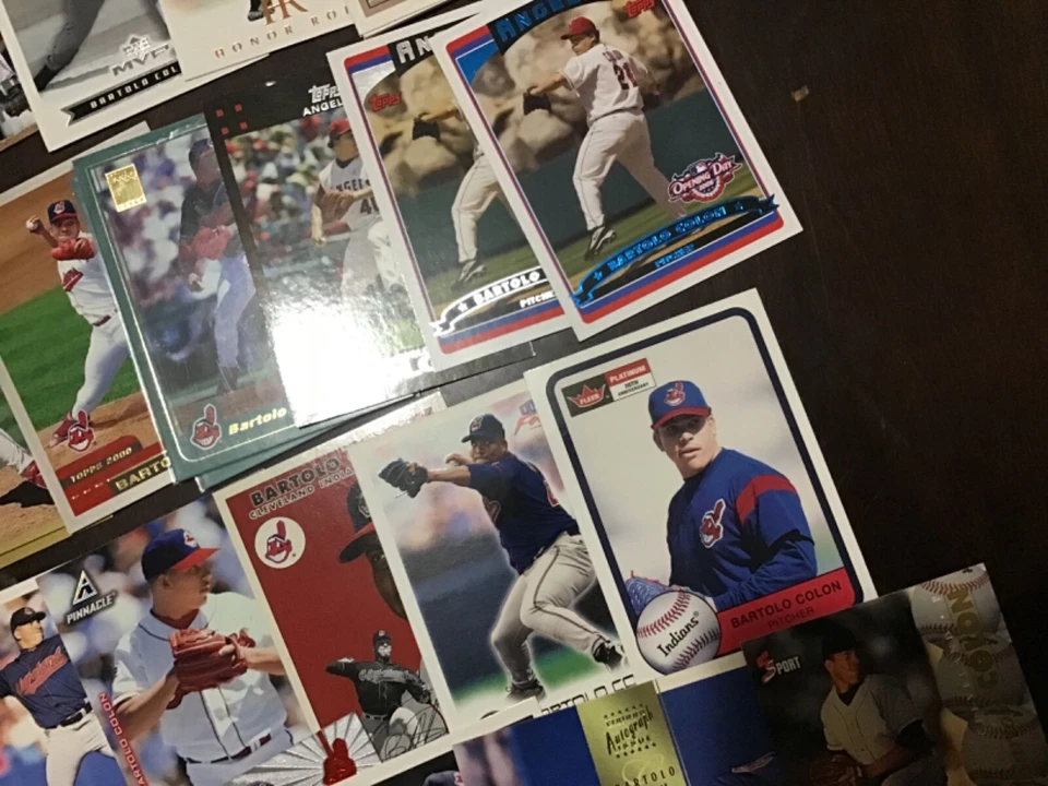 BARTOLO COLON Oddball Insert & Regular issue Baseball INDIANS ANGELS YOU CHOOSE - Image 4 of 4