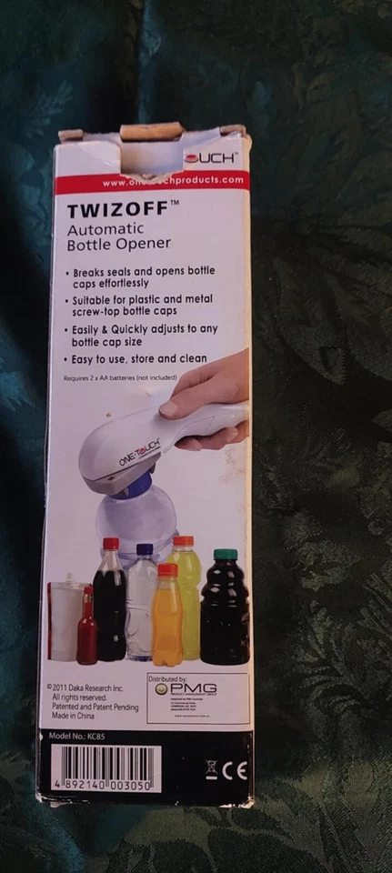 One Touch Twizoff Electrónico Automático Abridor de Tapa de Botella/Rompedor de Sello Universal Foto 4 de 4