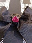 12mm Heart Shaped Lab Created Red Ruby Ring SIZE 7 — photo 10
