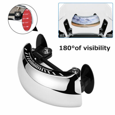 180° Wide Angle Windscreen Rearview Mirror For Suzuki GSXR750/600/1000 K4 K5 K6