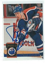 Fredrik Olausson Signed 1993/94 Donruss Card #430