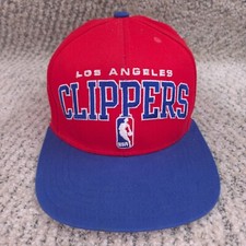 Los Angeles Clippers Hat Youth Boys Snapback Adidas Cap LA Red Blue One Size