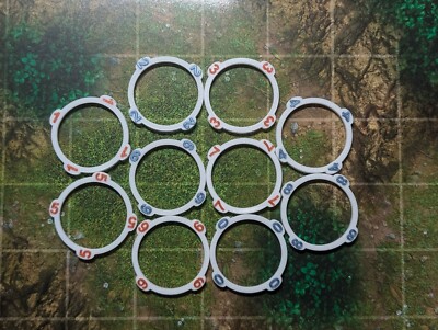18 Initiative / Creature Tracker für Tabletop RPG's 28mm Scale