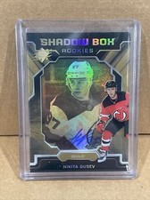 Nikita Gusev 134/150 Rookie Shadow Box Auto New Jersey Devils 2019-20 SPX (JC9)