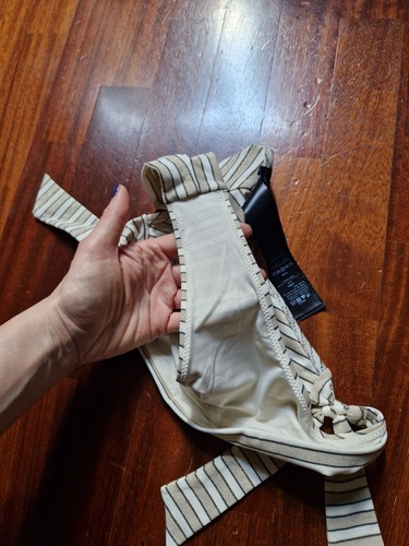 slip bikini brasiliano Armani tg L bianco oro nuovo - Foto 10 di 10