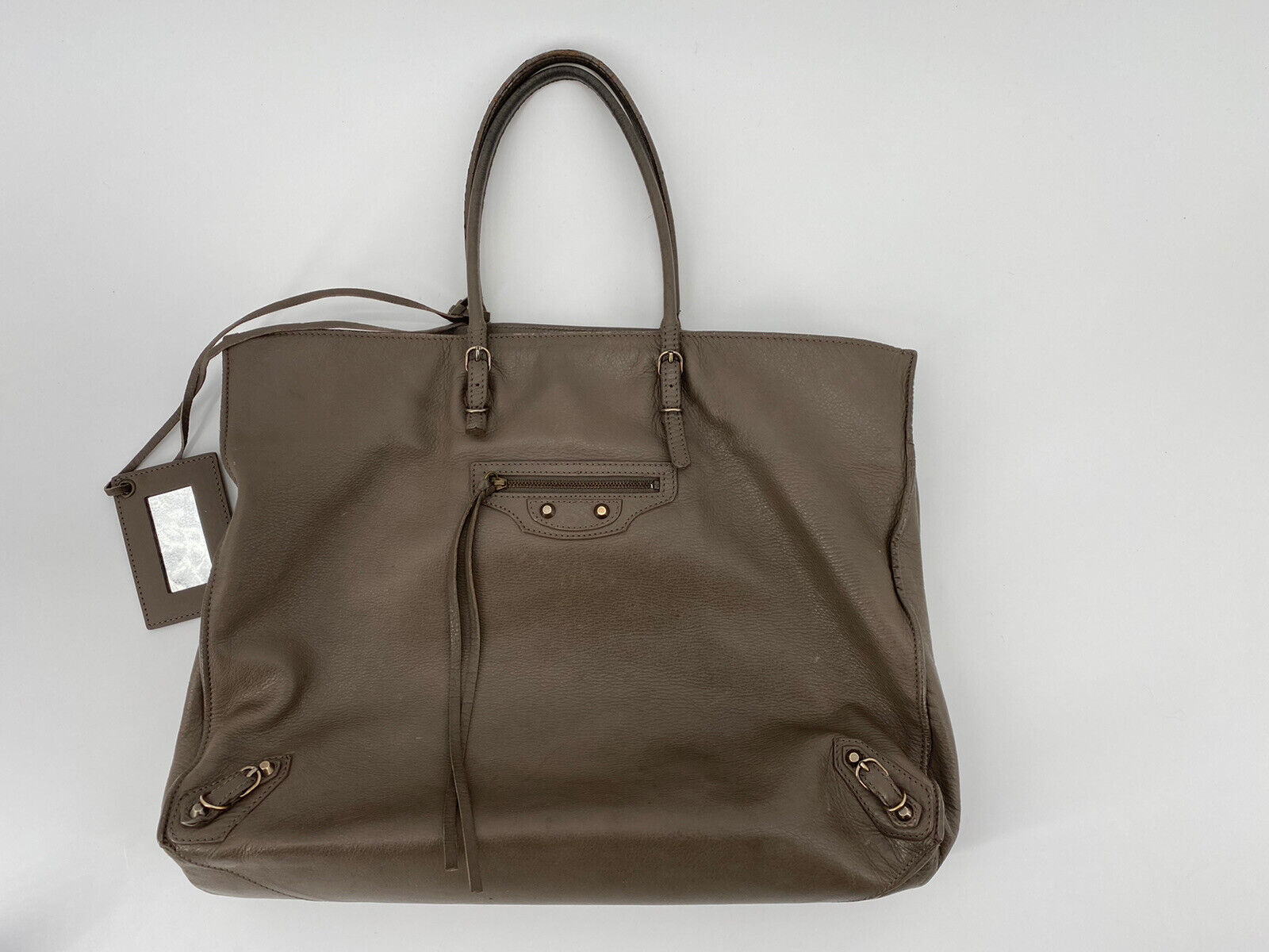 Balenciaga Papier A4 Tote in Taupe