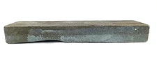 Vintage Knife blade sharpening wetstone double sided fine grit black & gray