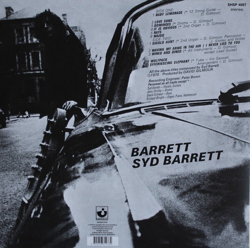 Syd Barrett - Barrett (LP, Album, RE, 180) (Mint (M)) - 3415055298 - Picture 2 of 4