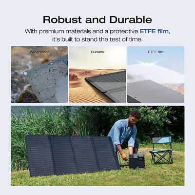 【新品未使用】ecoflow Portable Solar Panel 160w EF ECOFLOW 160W Portable Solar Panel for EFDELTA/RIVER