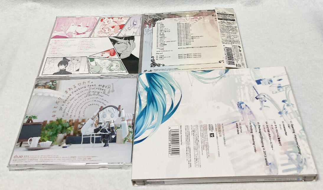 kurousa P feat.Hatsune Miku 5th Anniversary Best set of 4