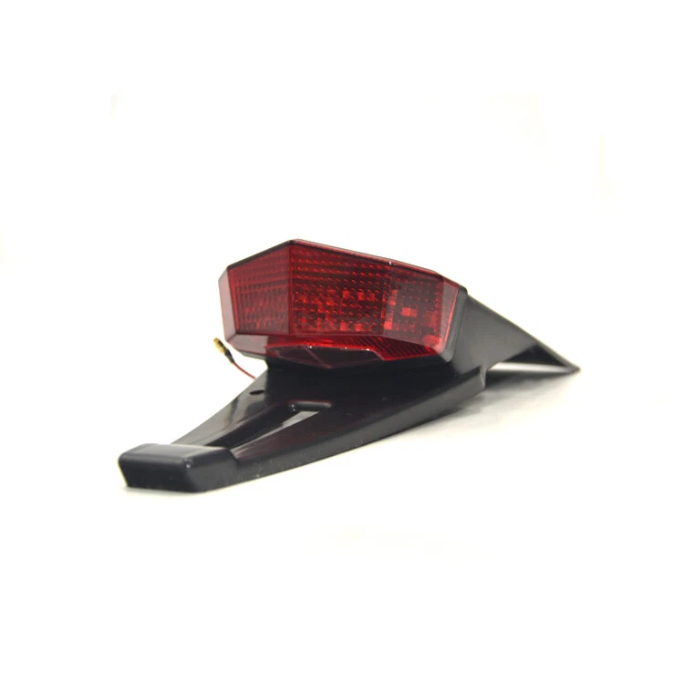 Luz trasera LED para guardabarros trasero señal de giro todo terreno suciedad enduro bicicleta universal Foto 3 de 4