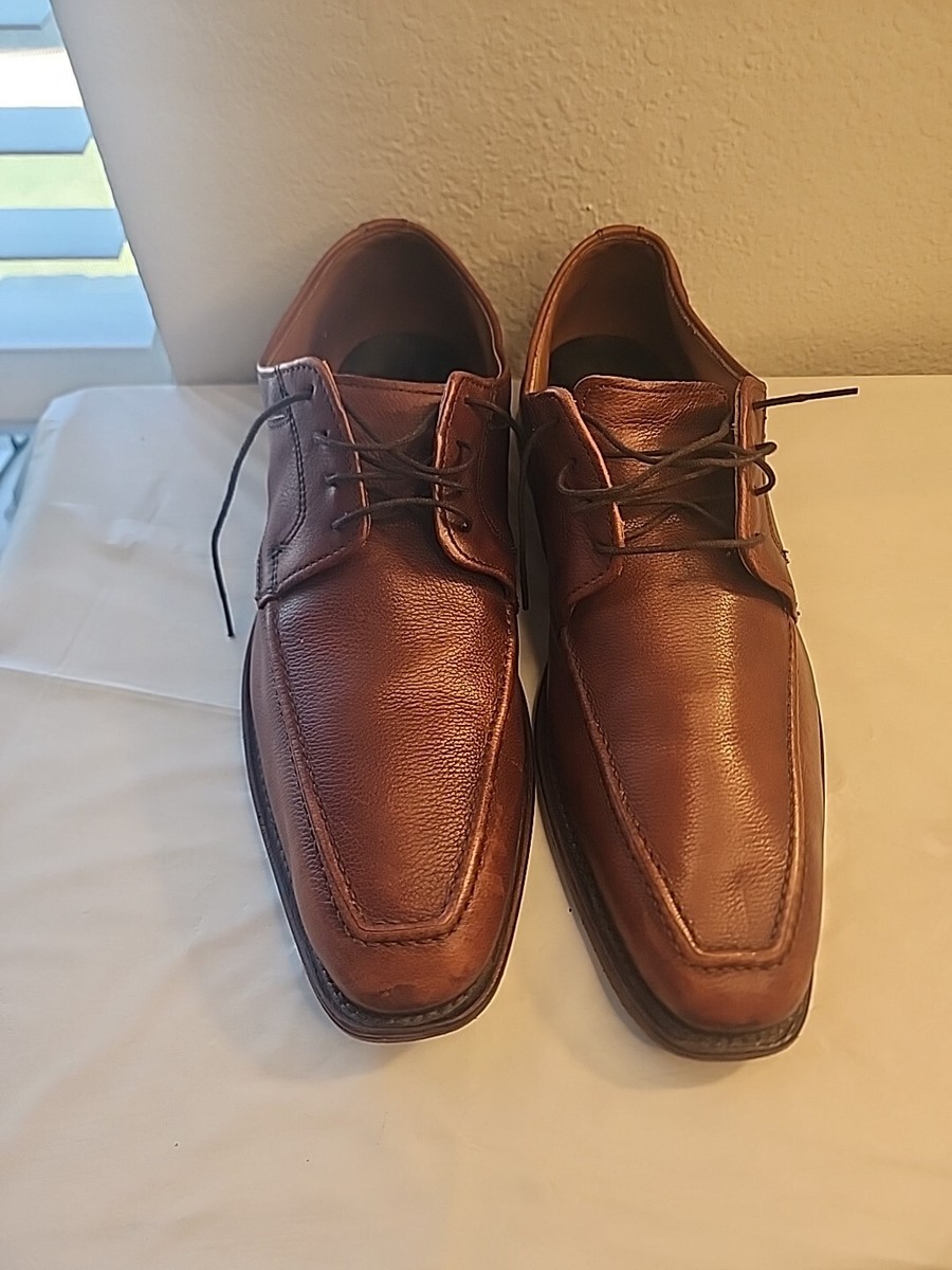 Allen Edmonds Jackson brown brown leather shoes Allen Edmonds Jackson Burgundy Leather Derby Shoe.... | Depop main image 4