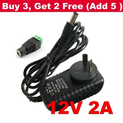 Ac Dc 12V 2A 24W Fourniture De Puissance Adaptateur