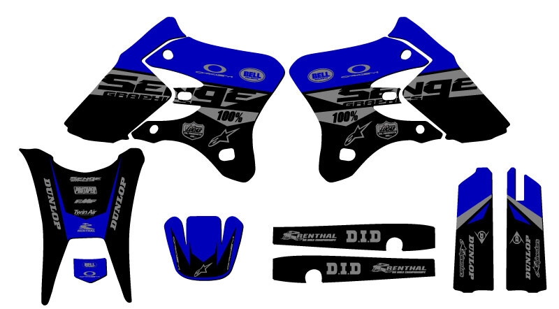 2003年 HYDE HORIZON 2003-2004 WR 450 F BINARY Blue Senge Graphics Kit Compatible with