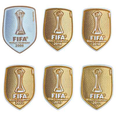 FIFA Club World Cup Champions Winners Badge Manchester City Real