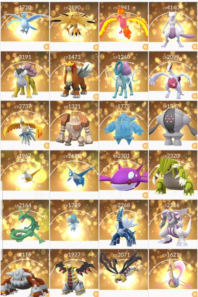 Pokémon Go Legendary Pokémon: List of all currently and previously  available Legendary Pokémon