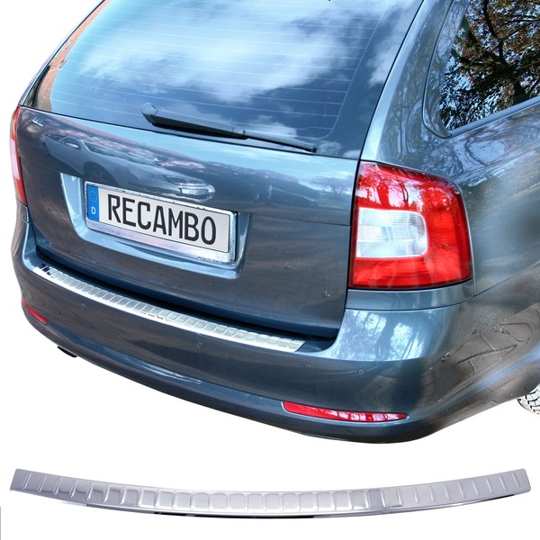 Ladekantenschutz Edelstahl Chrom Passend FüR Skoda Octavia II Kombi | 2005-2013-image