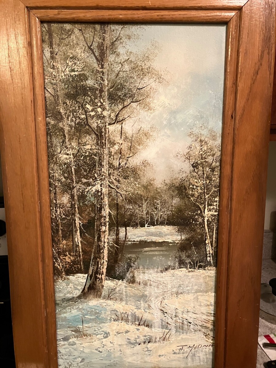 J. Medina oil on convas 24