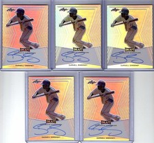 2014 Leaf Metal Draft Darnell Sweeney Base Prismatic RC Auto Phillies 2B