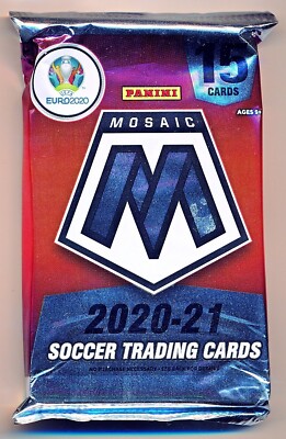 2020-21 Mosaic UEFA Euro 2020 Hobby Pack - 15 Cards - QTY AVAIL