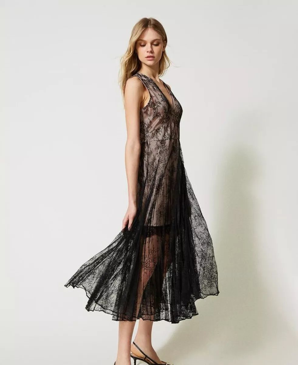 Gonna twin set pizzo sale