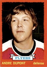 1973-74 Topps #183 Andre Dupont Philadelphia Flyers