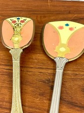 Vintage Art Deco Celluoid Hair Brush Mirror