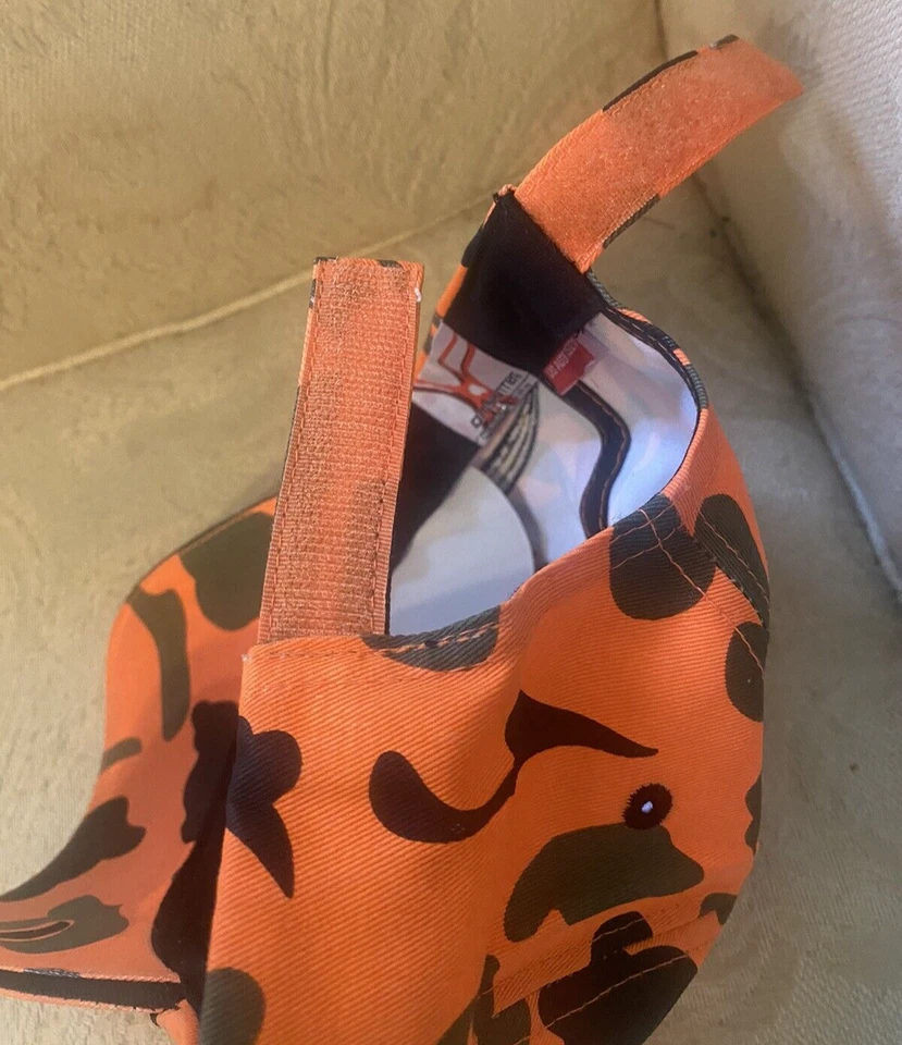 Gorra naranja camuflada Pittsburgh City Hunter ajustable bordada Foto 4 de 4