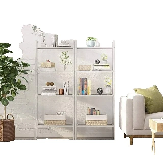 Libreros Hierro blanco y estanterías