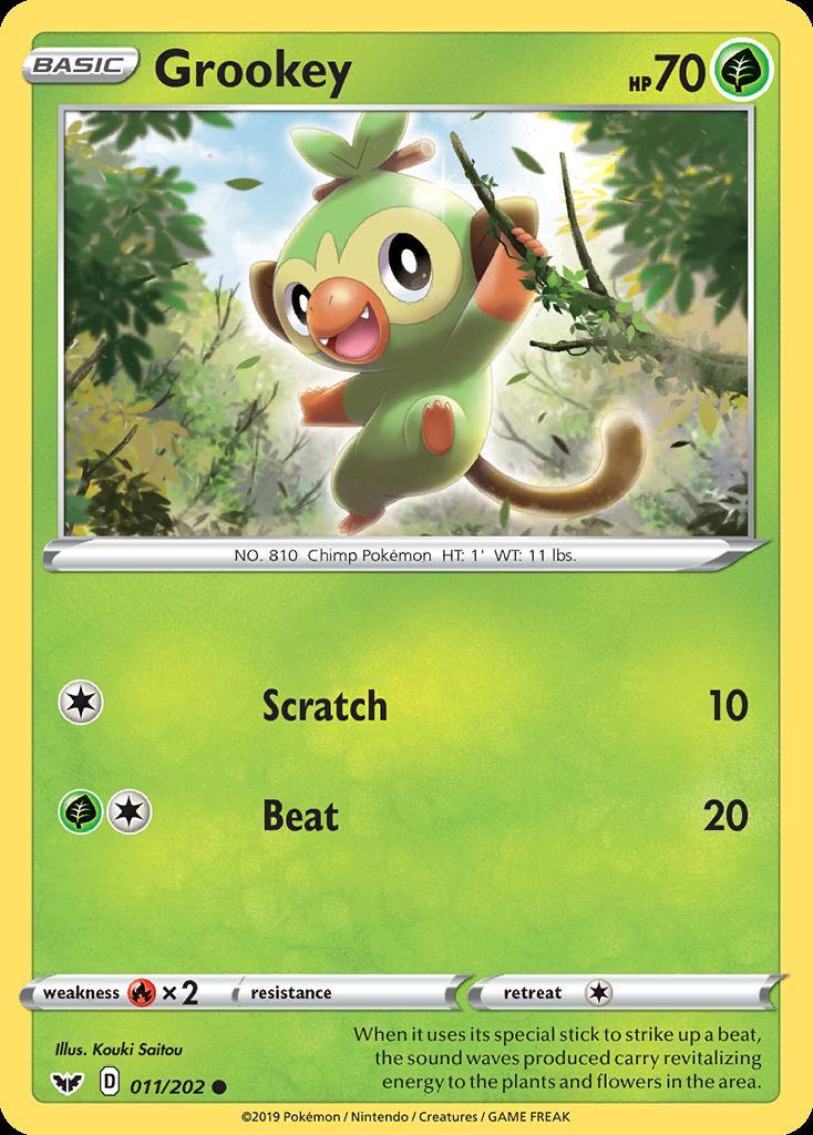 Pokemon Grookey (11/225) Sword & Shield LP
