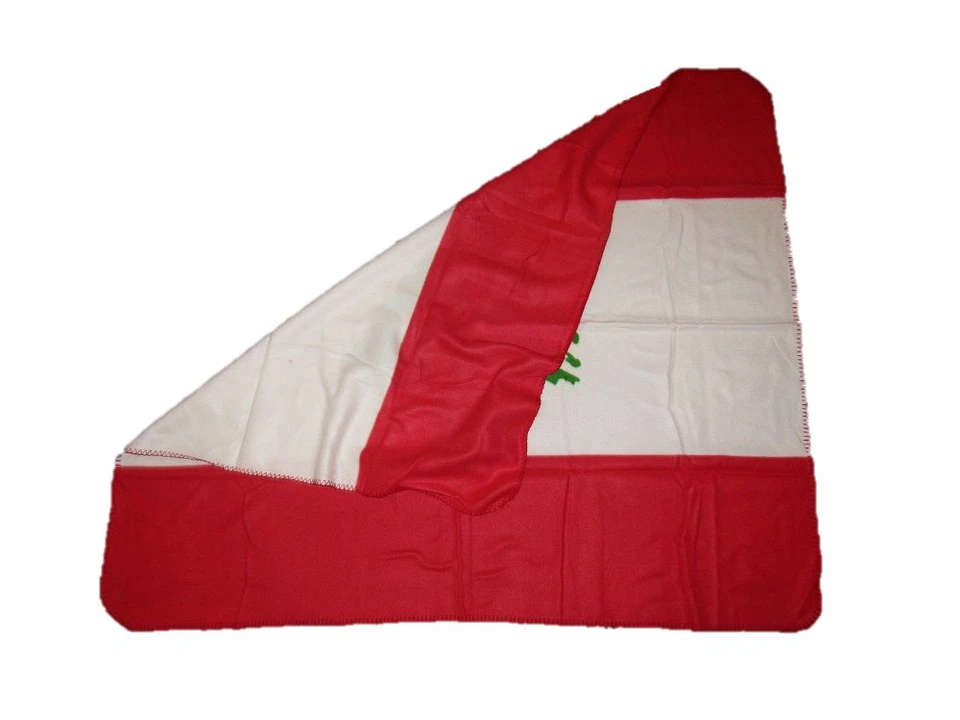 Lebanon Lebanese Flag 50x60 Polar Fleece Blanket Throw - Image 2 of 3