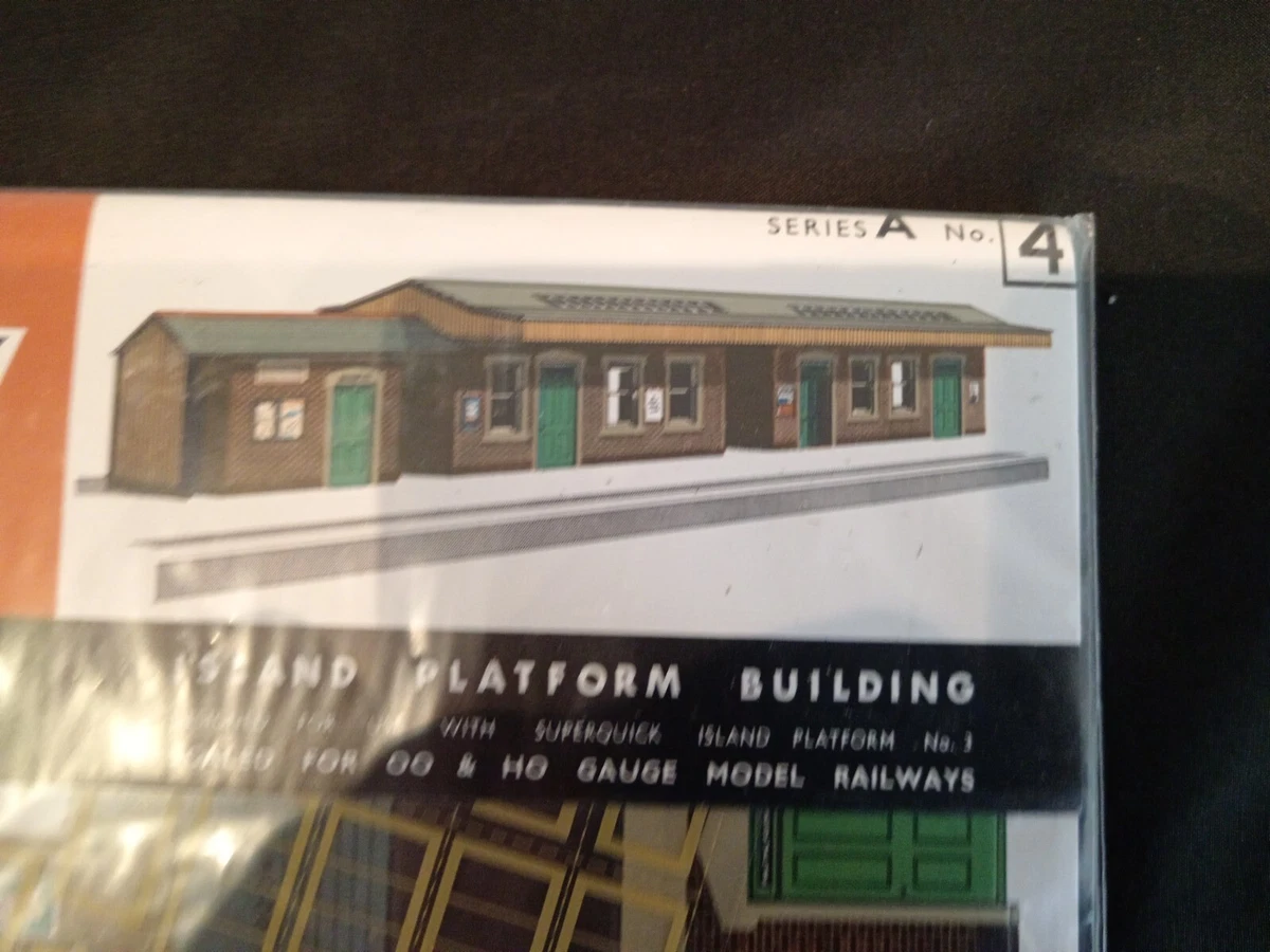 Oo Gauge Super Quick Model kits Island Platform Building Series A No. 4