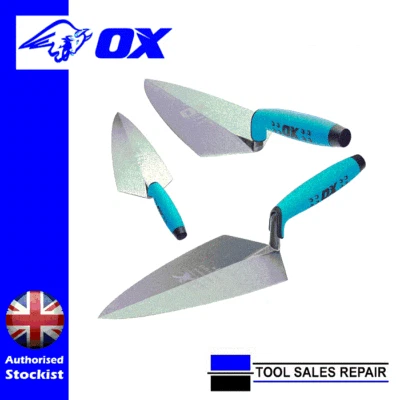 OX TOOLS OX Brick Laying Trowel 10" 11" 12" Philadelphia Pattern