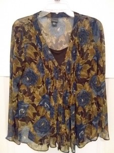 sheer blouse with camisole