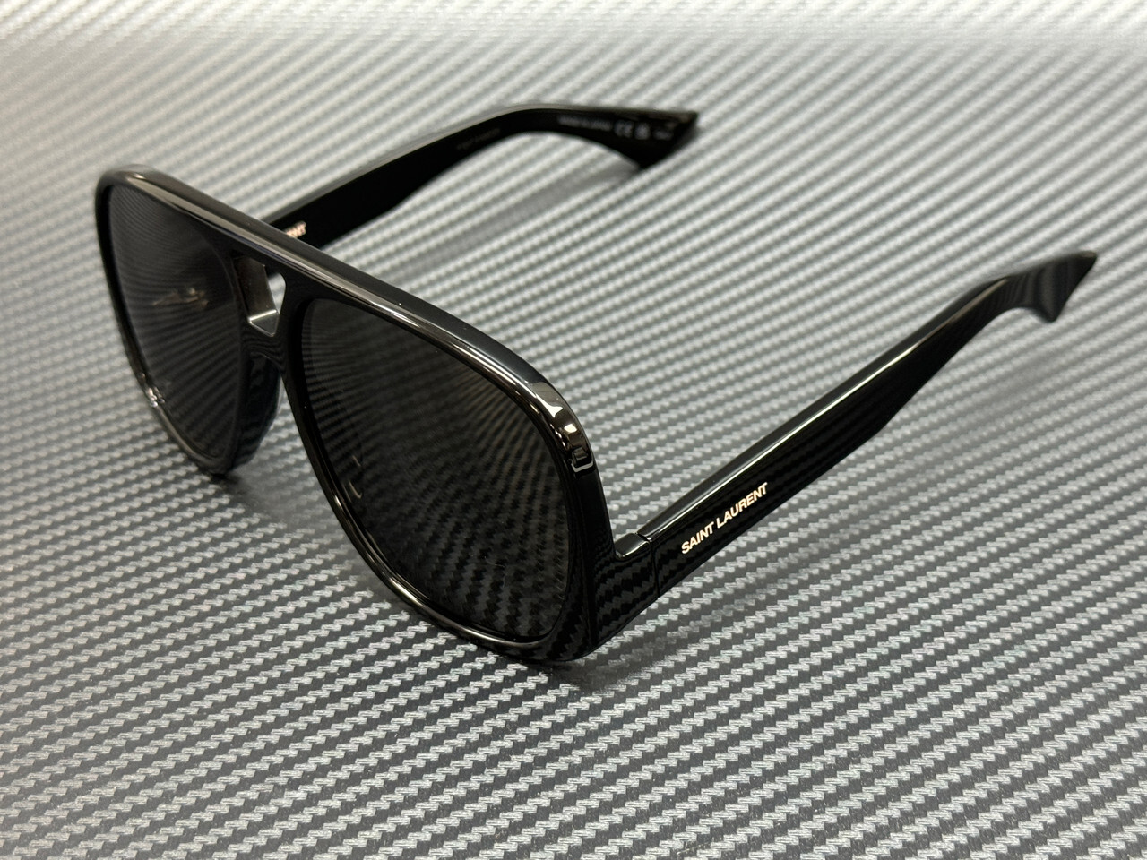 Occhiali da sole SAINT LAURENT SL 652 SOLACE 001 nero grigio unisex 59 mm