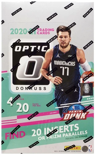 2020/21 Panini Donruss Optic Basketball HUGE Factory Sealed 20 Pack RETAIL Box 