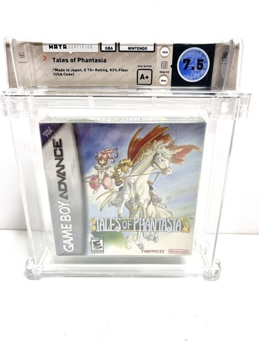 New Tales Of Phantasia WATA 7.5 A+ Gameboy Advance (GBA) Graded Game