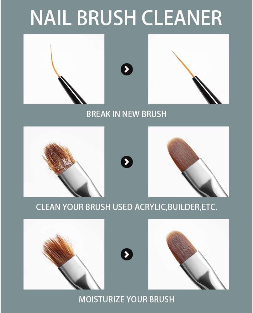 Acrylic Nail Brush Cleaner Acrylic Brush Cleaner Liquid Acrylic Paint