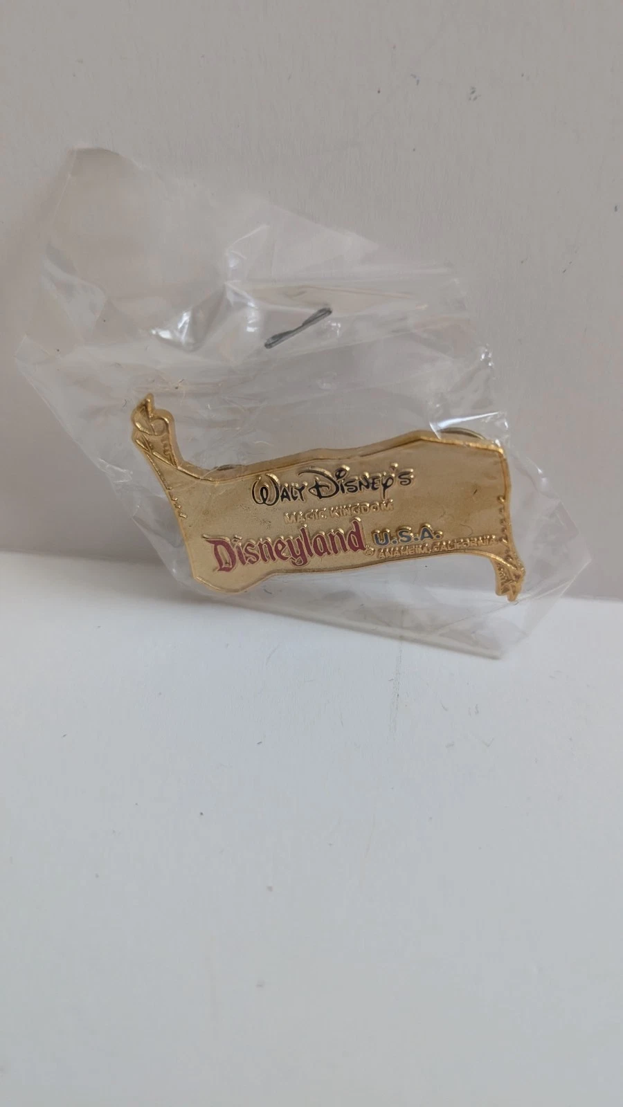 Walt Disney's Magic Kingdom Disneyland USA Scroll Pin