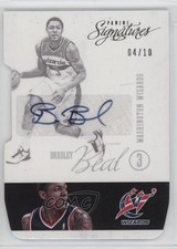 2012-13 Panini Signatures Die-Cut 4/10 Bradley Beal #4 Auto 7xr
