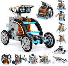 Lucky Doug Solar Power Robot Building Kits Toys for Boys Girls Ages 8-13, STEM K