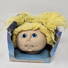 1984 The Original Doll Baby Head Blonde Hair W/ Pigtails Martha Nelson Thomas