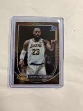 LeBron James - 2025-26 Bowman Chrome Reptilian Refractor LAKERS