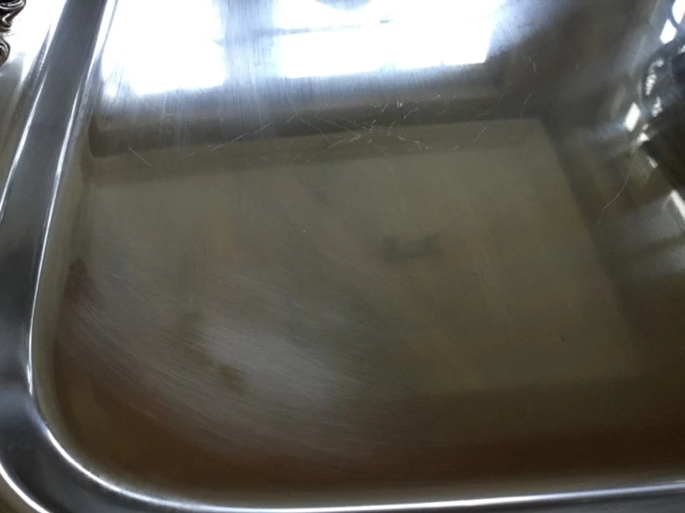 WMF Tablett Servierplatte Deko eckig Griffe Cromargan Barockstil Vintage Silber - Bild 3 von 4