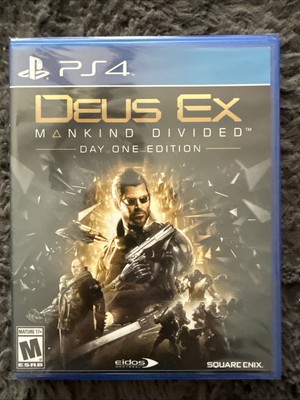 Deus EX Mankind Divided Day One Edition - PS4 Sealed - Case Fresh PlayStation 4