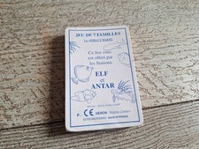 jeu de 7 familles les animaux marins offert par les stations elf antar publicité