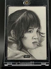 Topps Star Wars Rose Tico Sketch Card by Dan Tearle