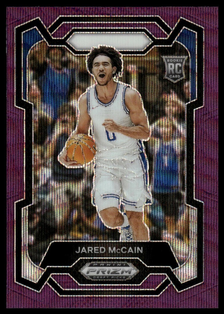 2024 Panini Prizm Draft Picks #35 Jared McCain Prizms Purple Wave